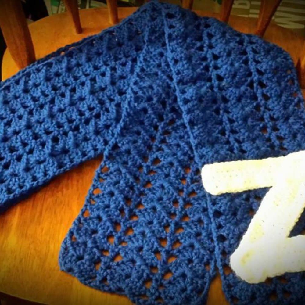 Custom Monogram Scarf - Picture 3 of 3